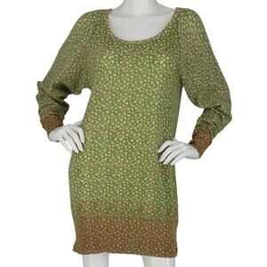 Tsumori Chisato Pastel Floral Print Pullover Sweater L